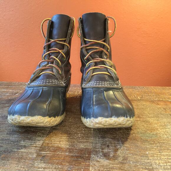 LL Bean 1912 8" Bean Boots Mens 6 Womens 8 Brown Outdoor Campcore Gorpcore - Picture 5 of 11